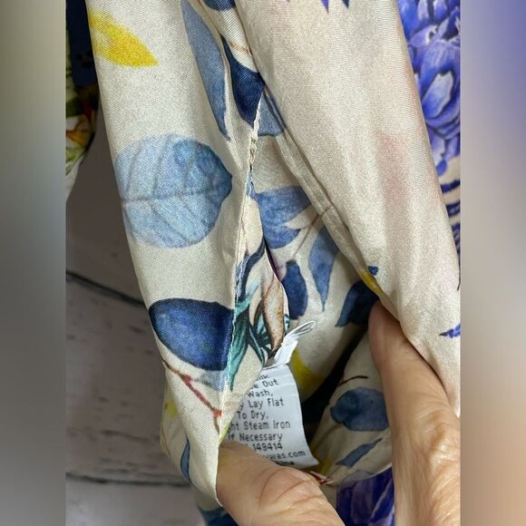 Johnny Was Silk Kimono Reversible XL - Picture 6 of 9